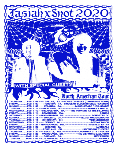 Get Tickets to the Jasiah x Snot Tour